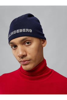 Men | Logo Merino Windbreaker Hat | JL Navy