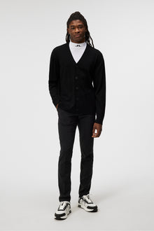 Men | Lucas Knitted Cardigan | Black (V2)