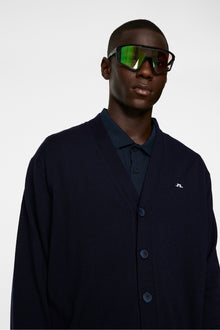 Men | Lucas Knitted Cardigan | JL Navy (V1)