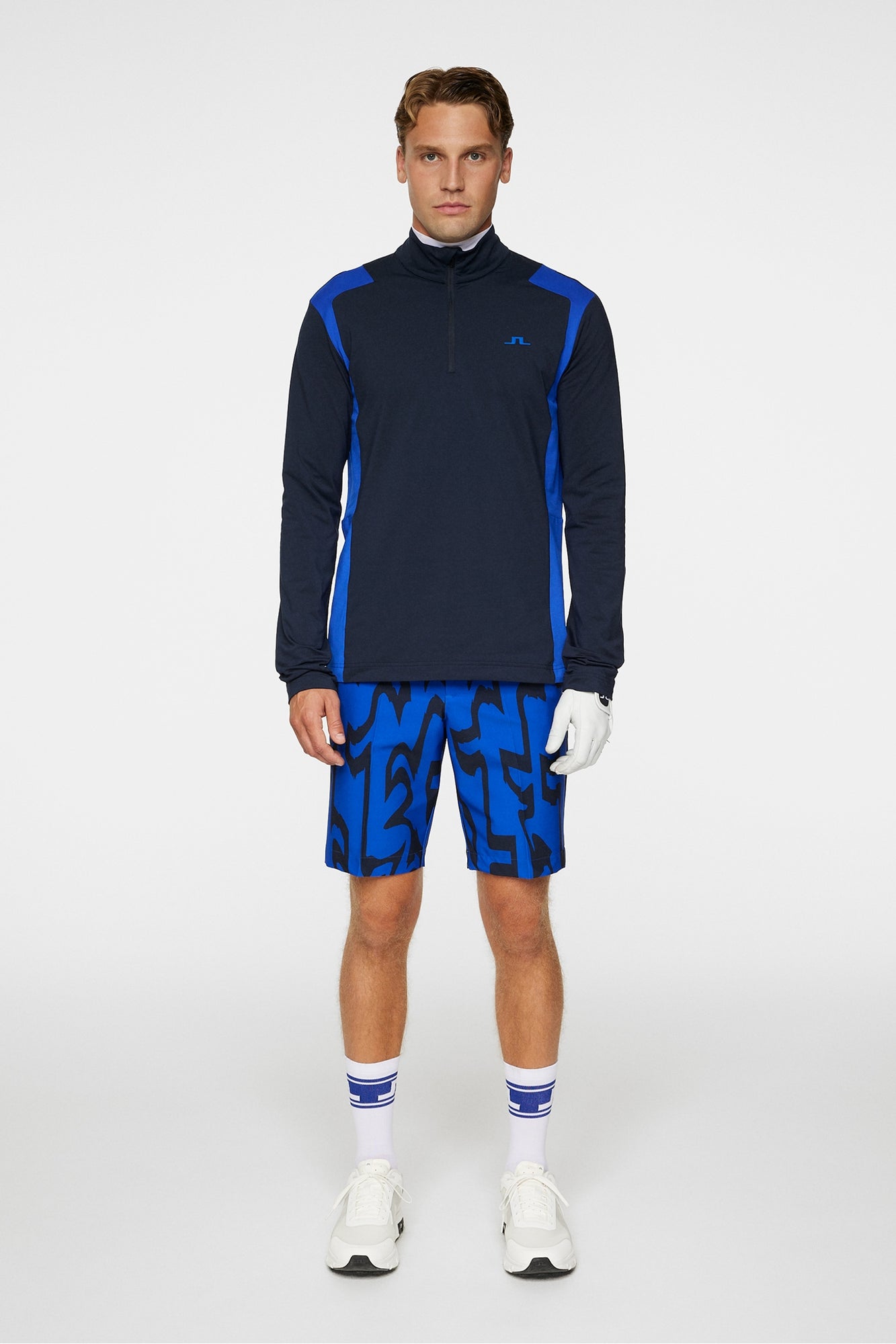 Men | Lukas Quarter Zip Mid Layer | Club Blue