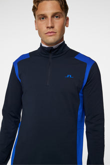 Men | Lukas Quarter Zip Mid Layer | Club Blue