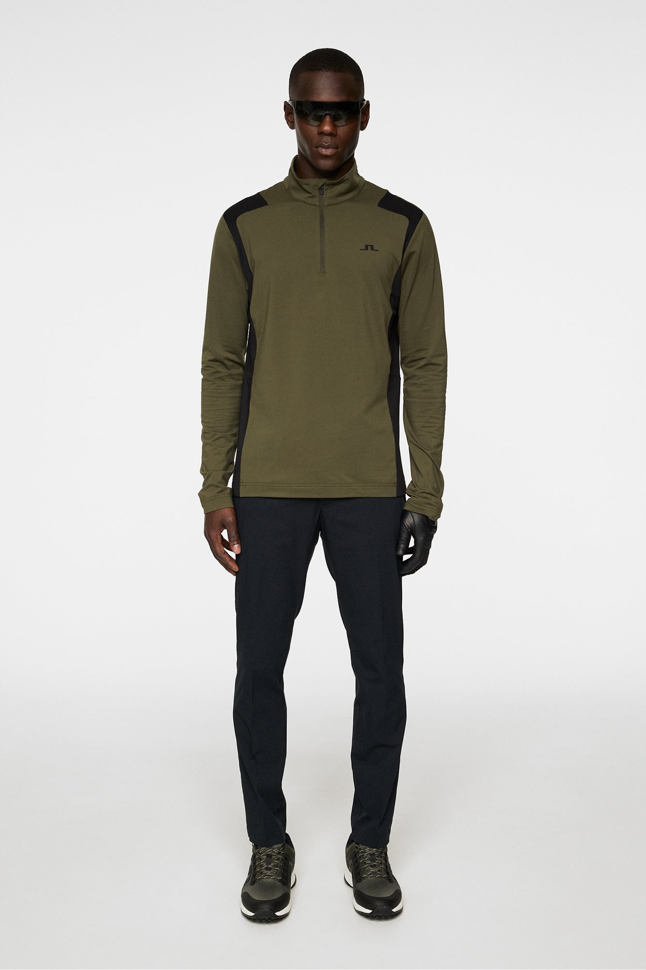 Men | Lukas Quarter Zip Mid Layer | Forest Green