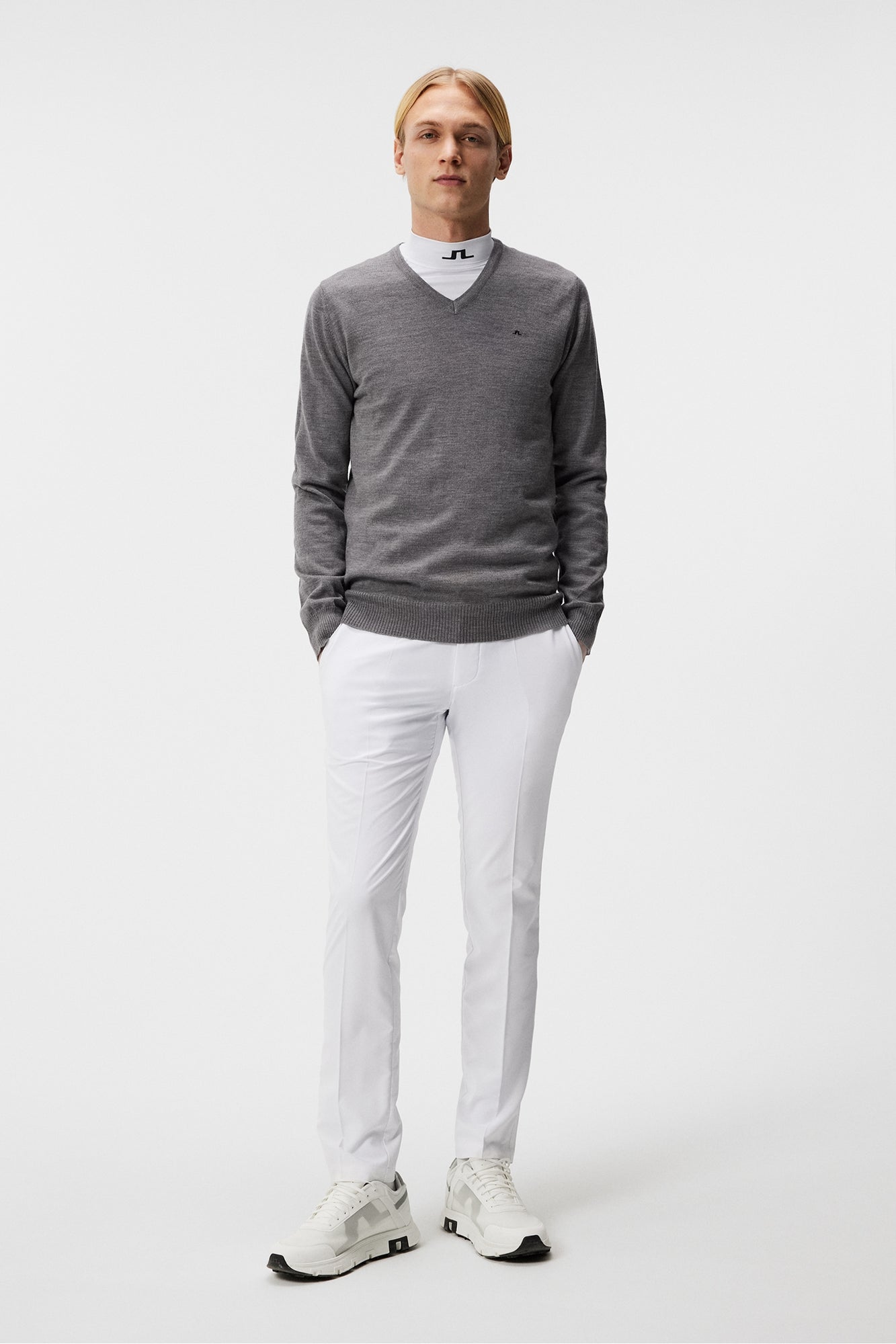 Men | Lymann-True Merino | Grey Melange