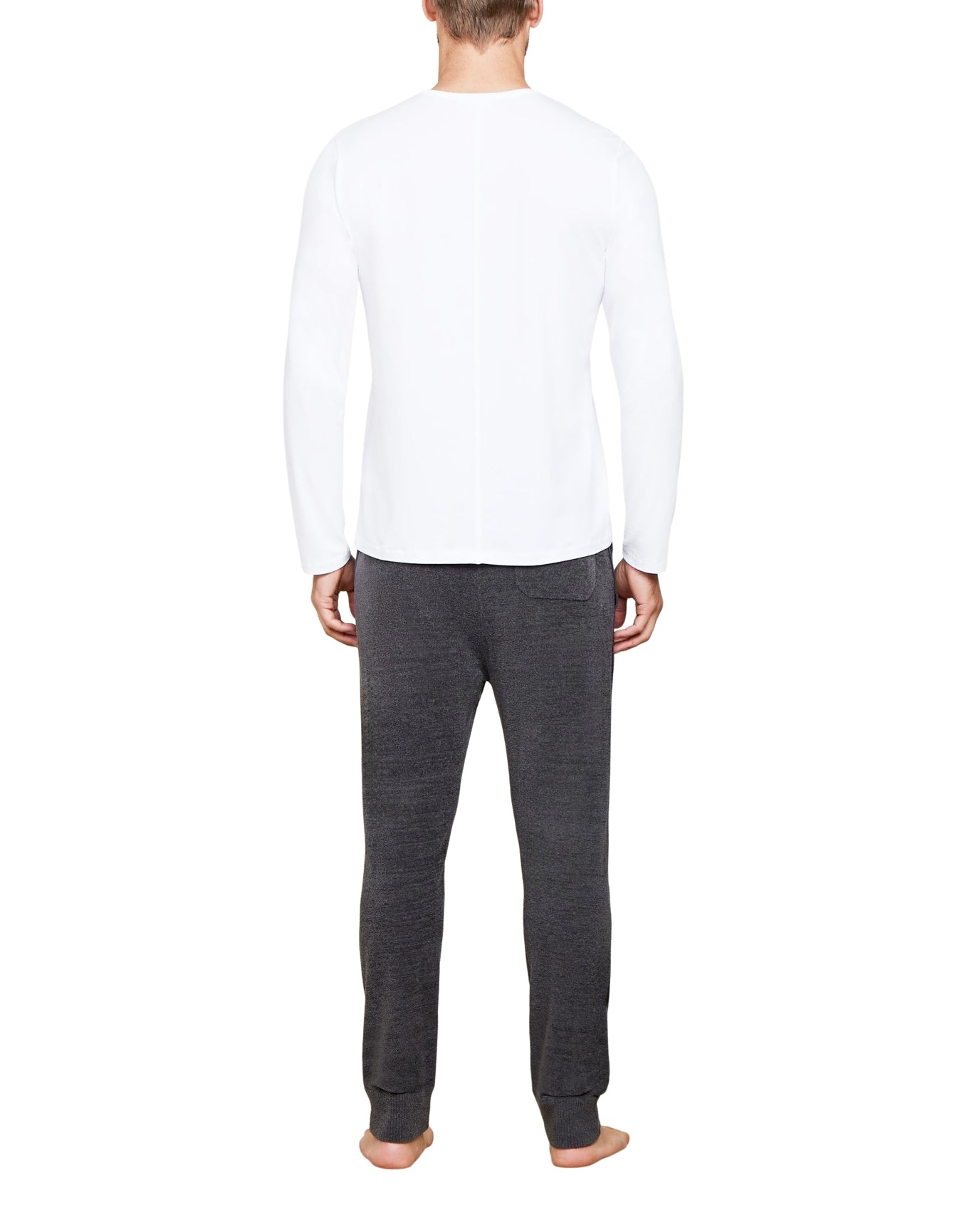 Men | MC Seamed Long Sleeve | White