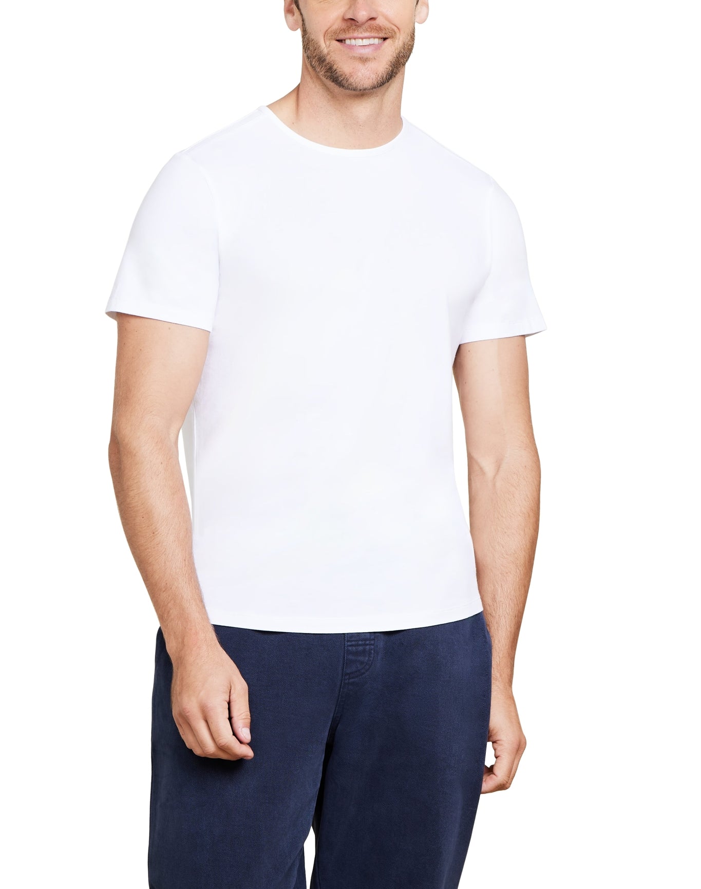 Men | MC Seamed Short Sleeve | White