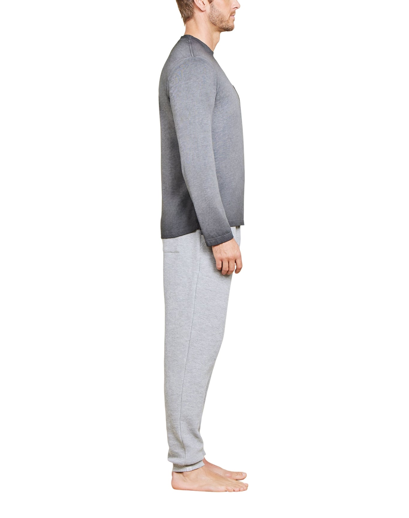 Men | MC s Triblend L/S Pocket Tee | Mineral Carbon