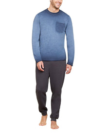 Men | MC s Triblend L/S Pocket Tee | Mineral Indigo