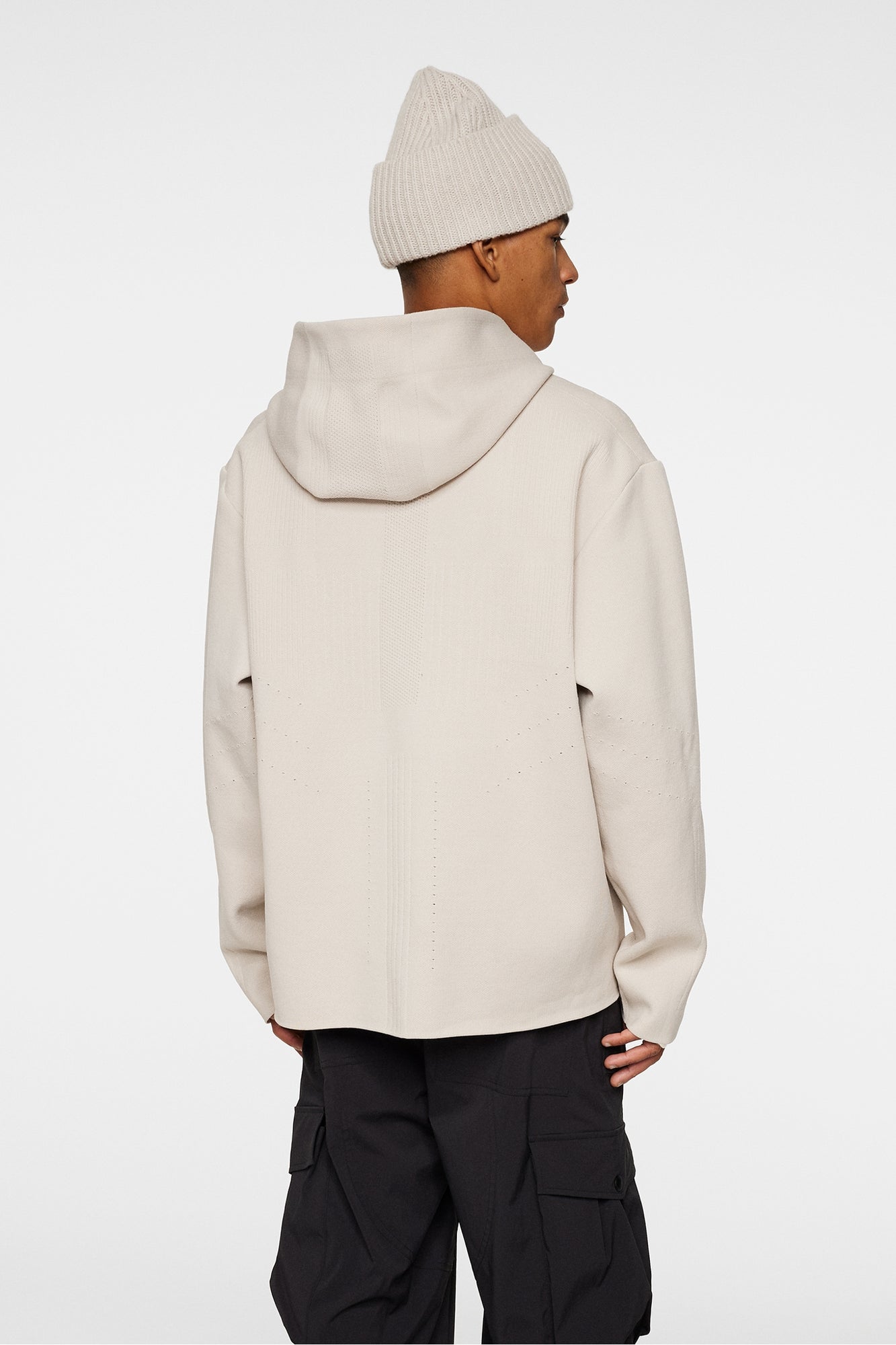Men | Matt Tech Knit Hood | Moonbeam