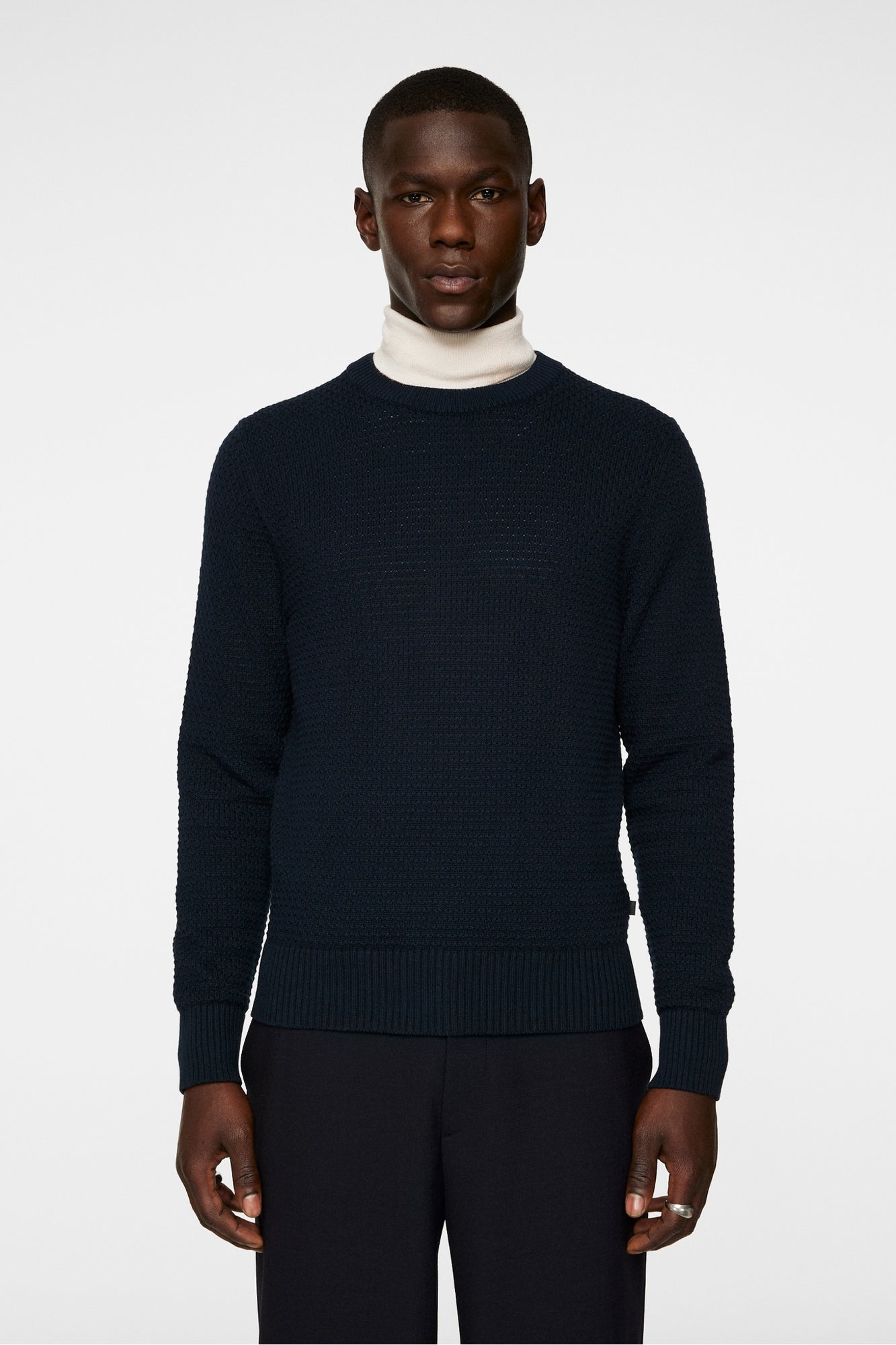 Men | Oliver Structure Sweater | JL Navy