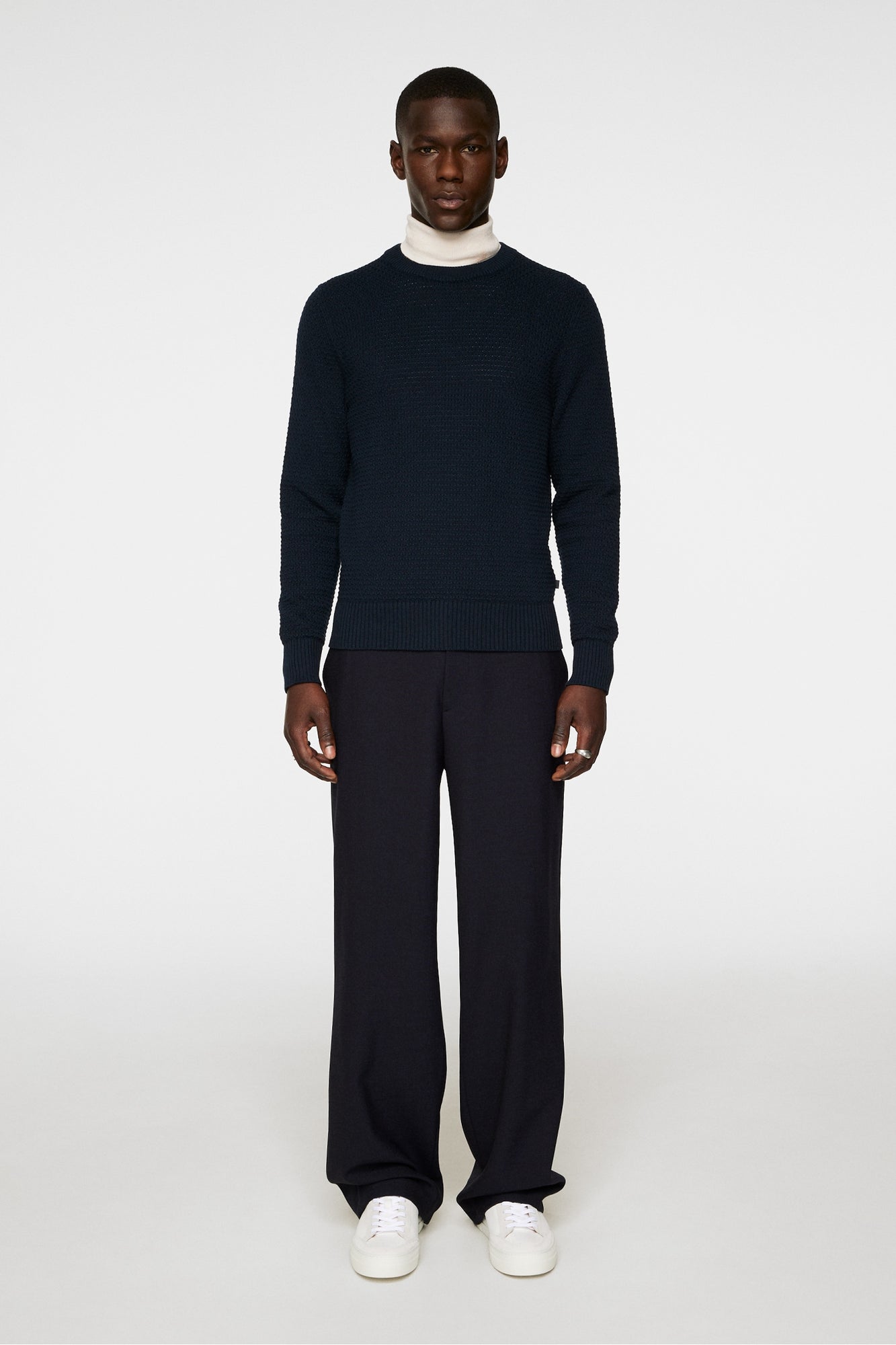 Men | Oliver Structure Sweater | JL Navy