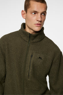 Men | Peter Pile Jacket | Forest Green