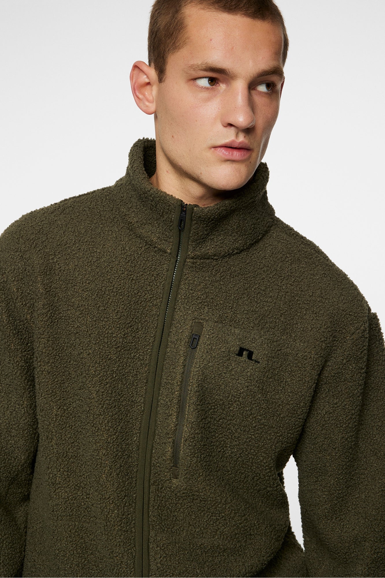 Men | Peter Pile Jacket | Forest Green