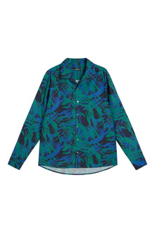 Men | Playa Printed Tencel Shirt | Navy Valley