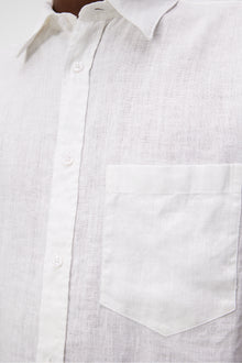 Men | Reg Ls Clean Linen Shirt | White