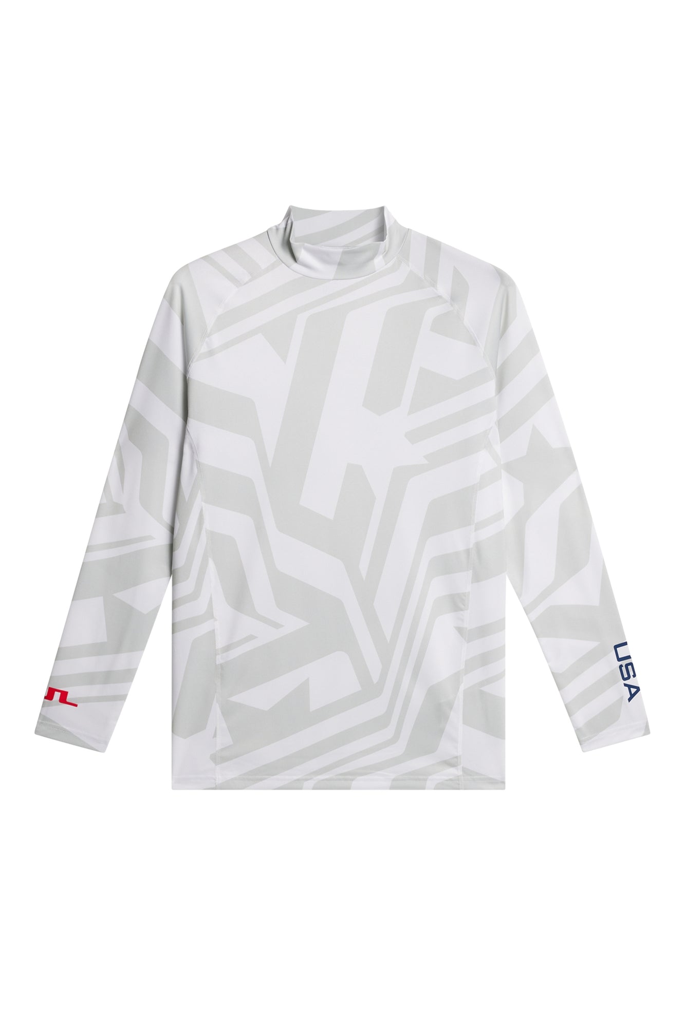 Men | Rene Print Baselayer | US Golf White