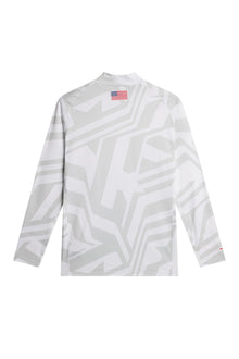 Men | Rene Print Baselayer | US Golf White