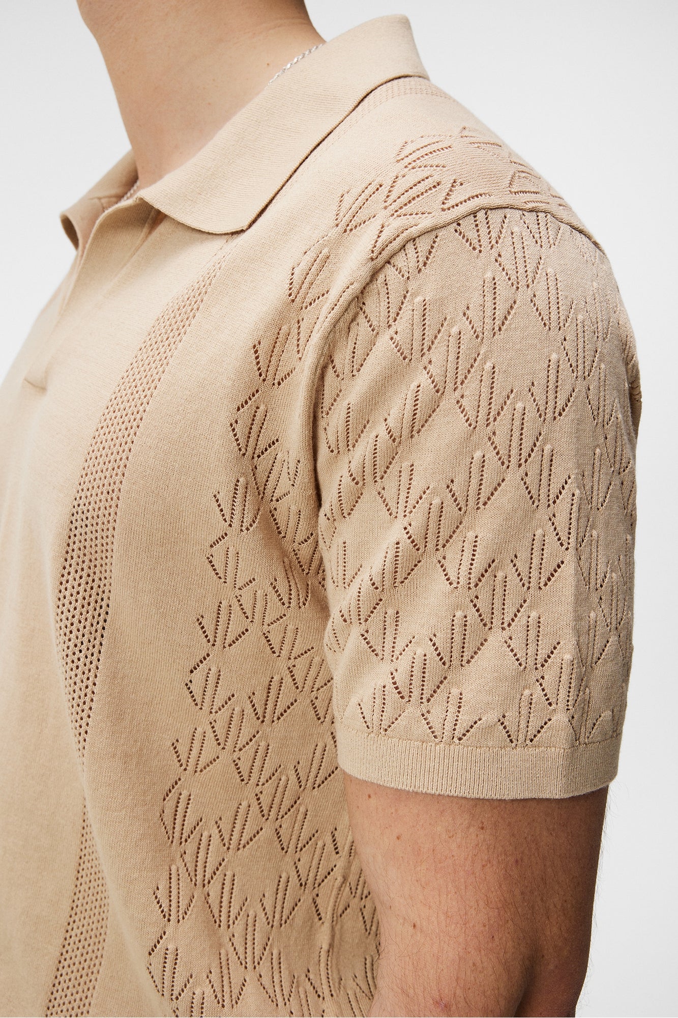 Men | Ringo Open Collar | Safari Beige
