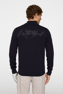 Men | Rob Hybrid Quarter Zip | JL Navy