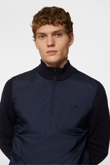 Men | Rob Hybrid Quarter Zip | JL Navy