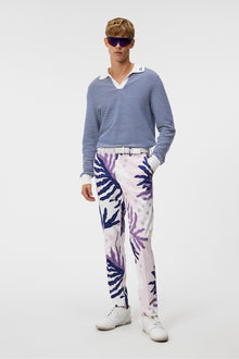 Men | Stuart Print Stripe Pant | Paradise Monstera Pink