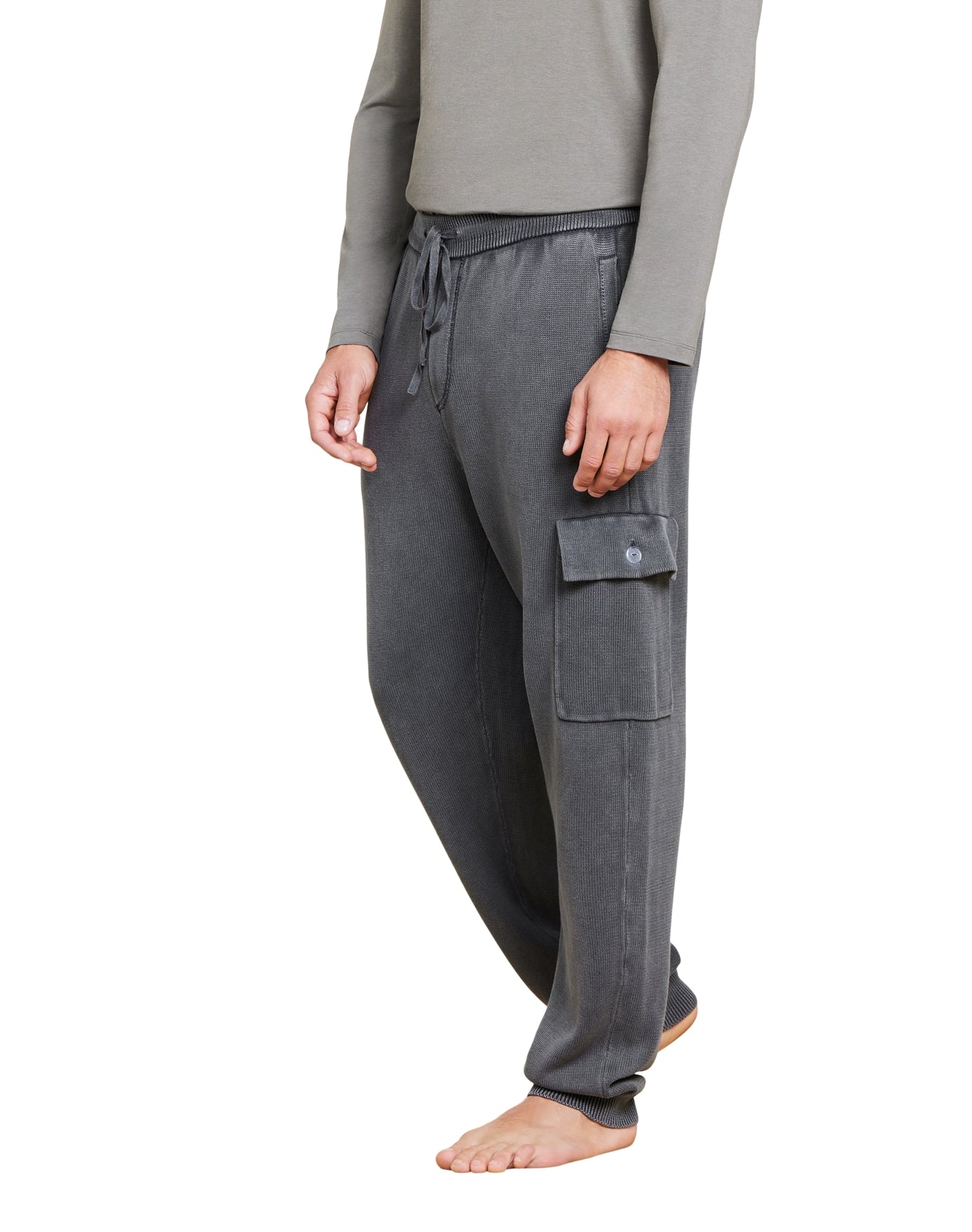 Men | Sunbleached Cargo Jogger | Faded Black