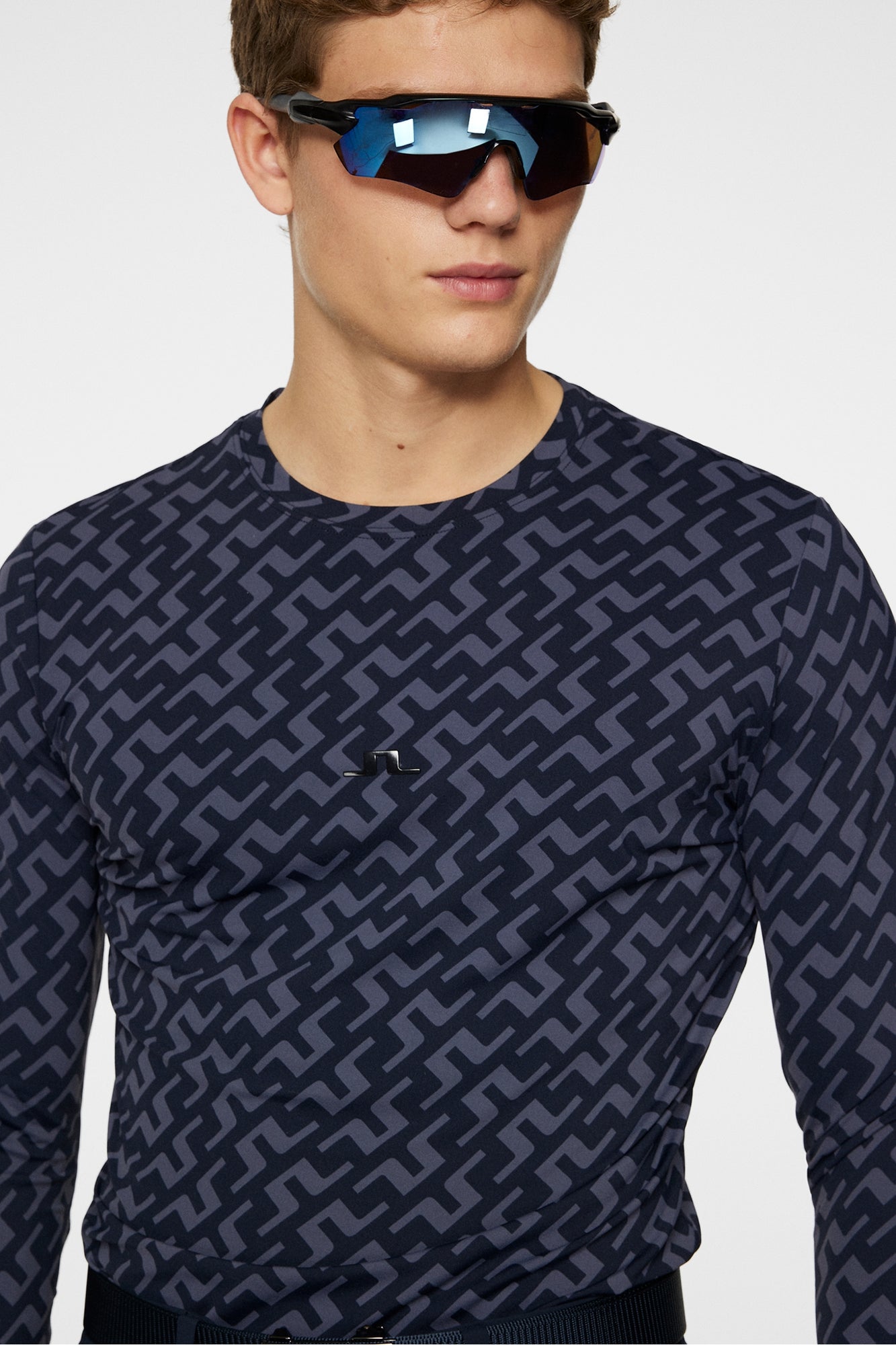 Men | Thor Long Sleeve Printed | Bias Bridge Navy