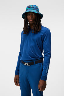 Men | Tour Tech Long Sleeve | Estate Blue Melange