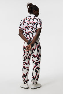 Men | Tour Tech Reg Fit Print Polo | Bridge Wave White