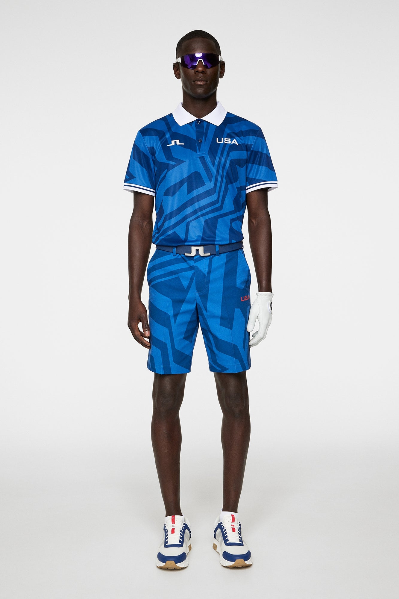 Men | Vent Shorts Print | Us Golf Blue