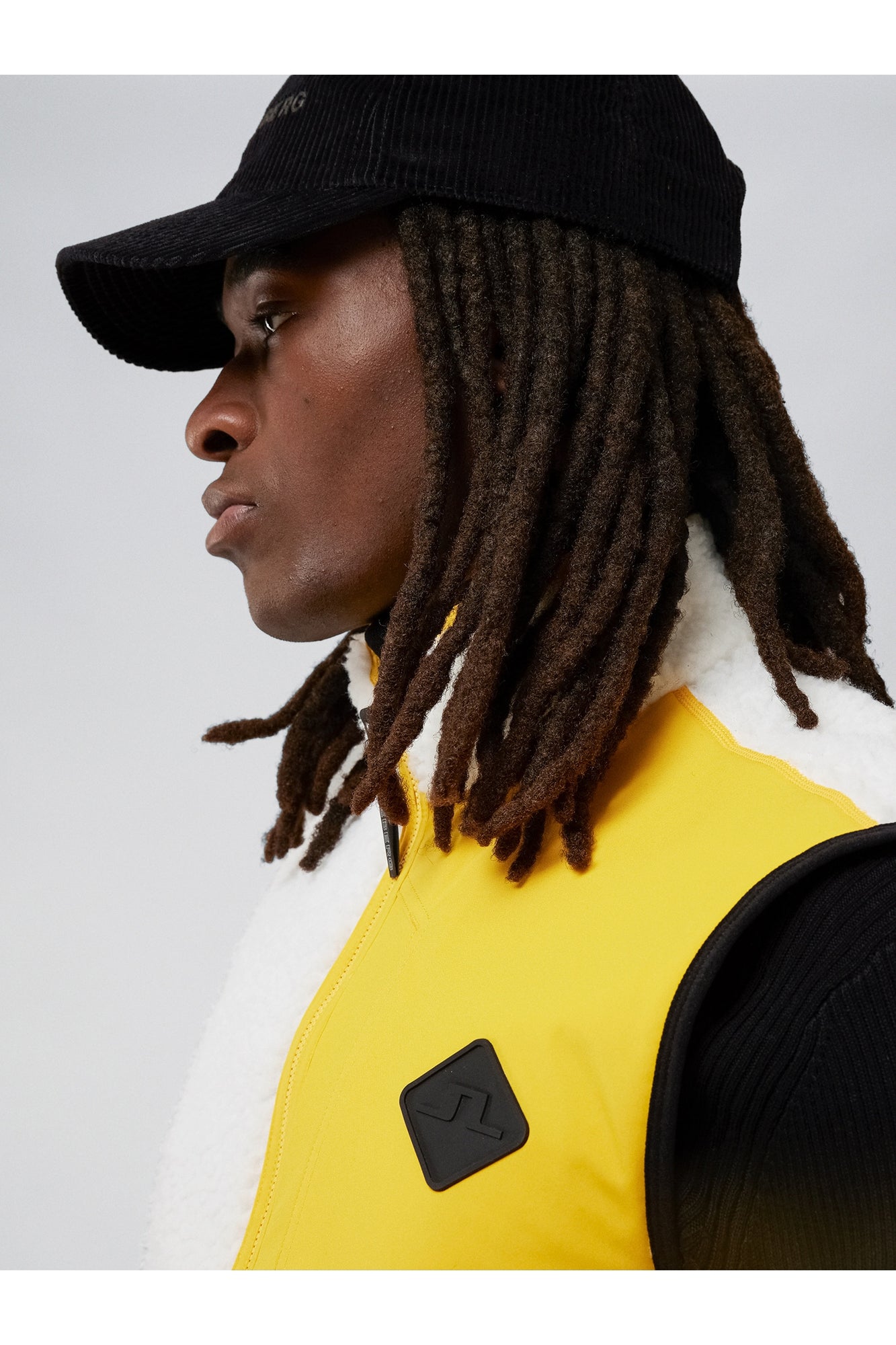 Men | Zeke Pile Mid Layer Vest | Cloud White