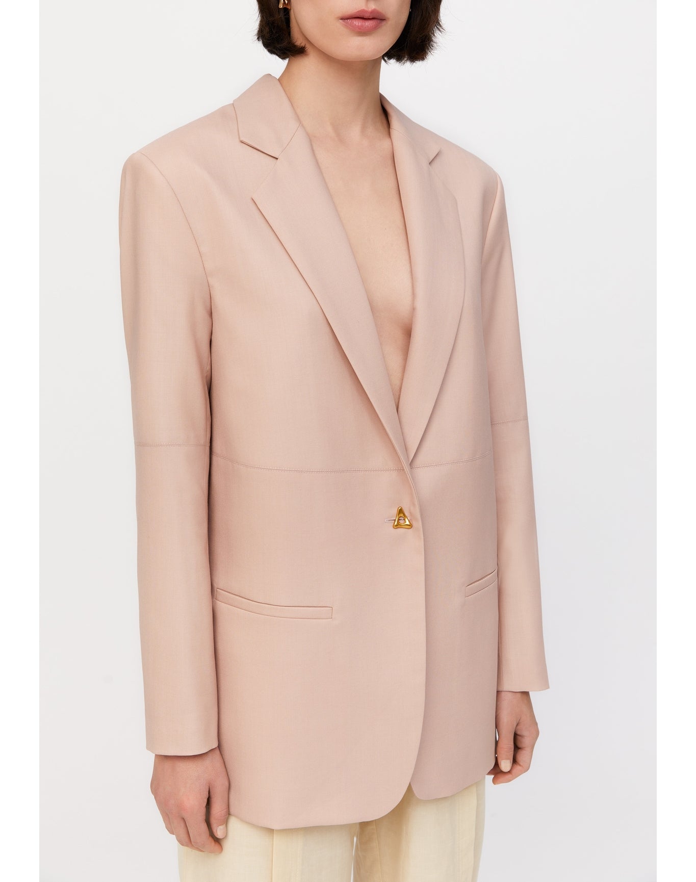 Mercedes | Classic Blazer | Pale Rose