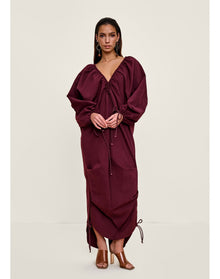 Meta Maxi Dress | Dark Plum