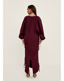 Meta Maxi Dress | Dark Plum