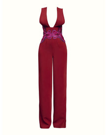 Mila Jumpsuit | Wine