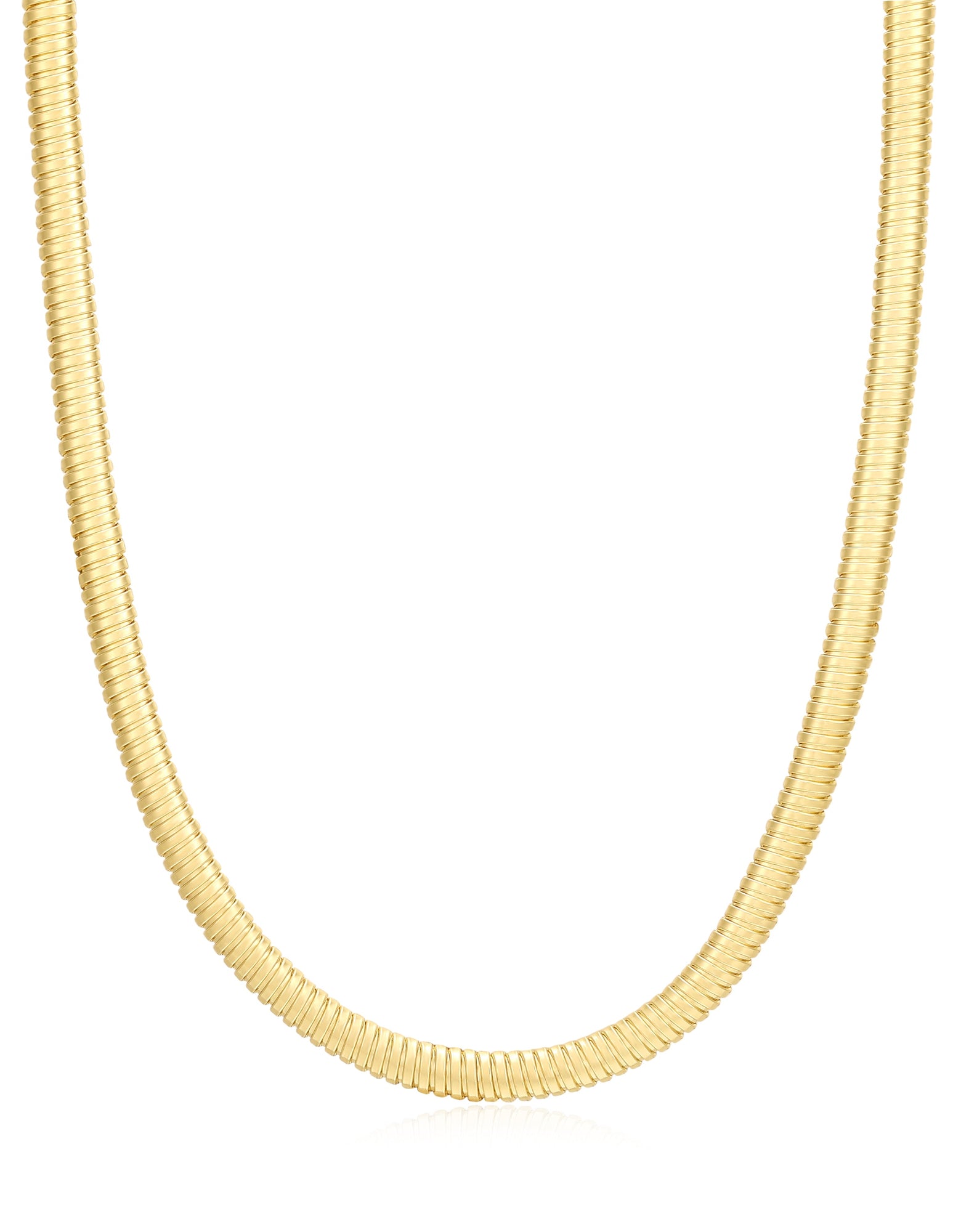 Mini Flex Snake Chain Necklace | Lobster clasp | Gold