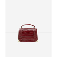 Mini Emily Bag In Mock Croc | Women | Burgundy