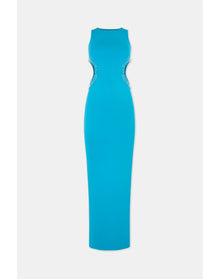 Mirrored Luna Dress | Turquoise