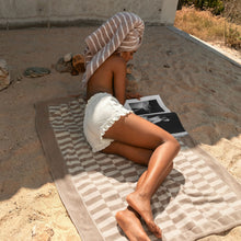 Pietra Australian Cotton Towels | Tan/Ecru