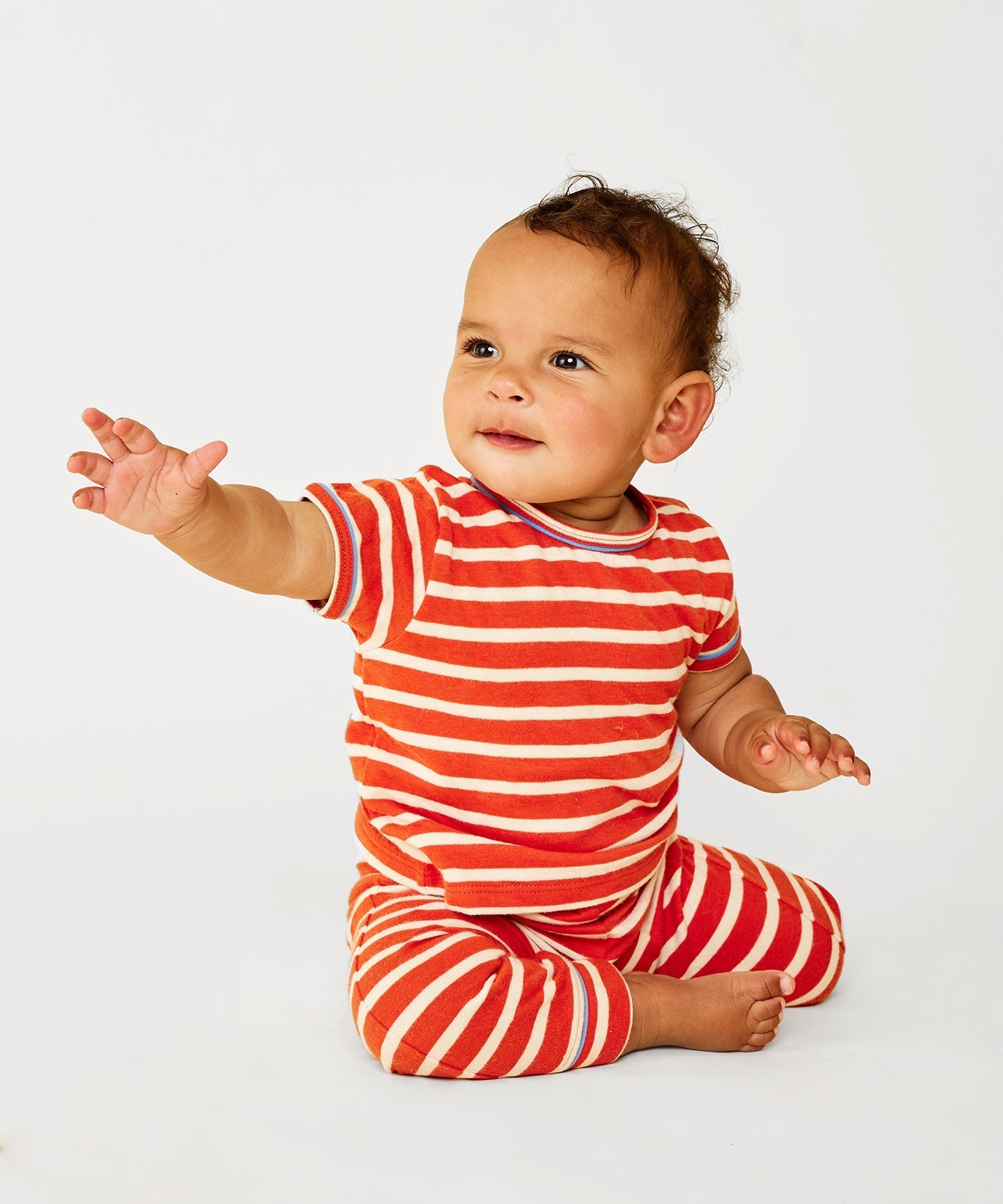 Kids Unisex | Andy Baby Legging | Red/Neutral
