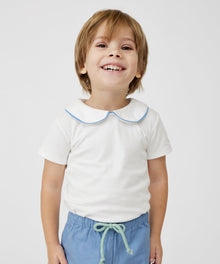 Boys | Pan One-piece | White/Blue