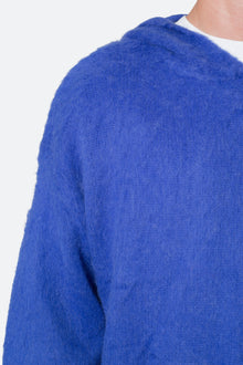 Mohair Hoodie | Blue