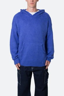 Mohair Hoodie | Blue