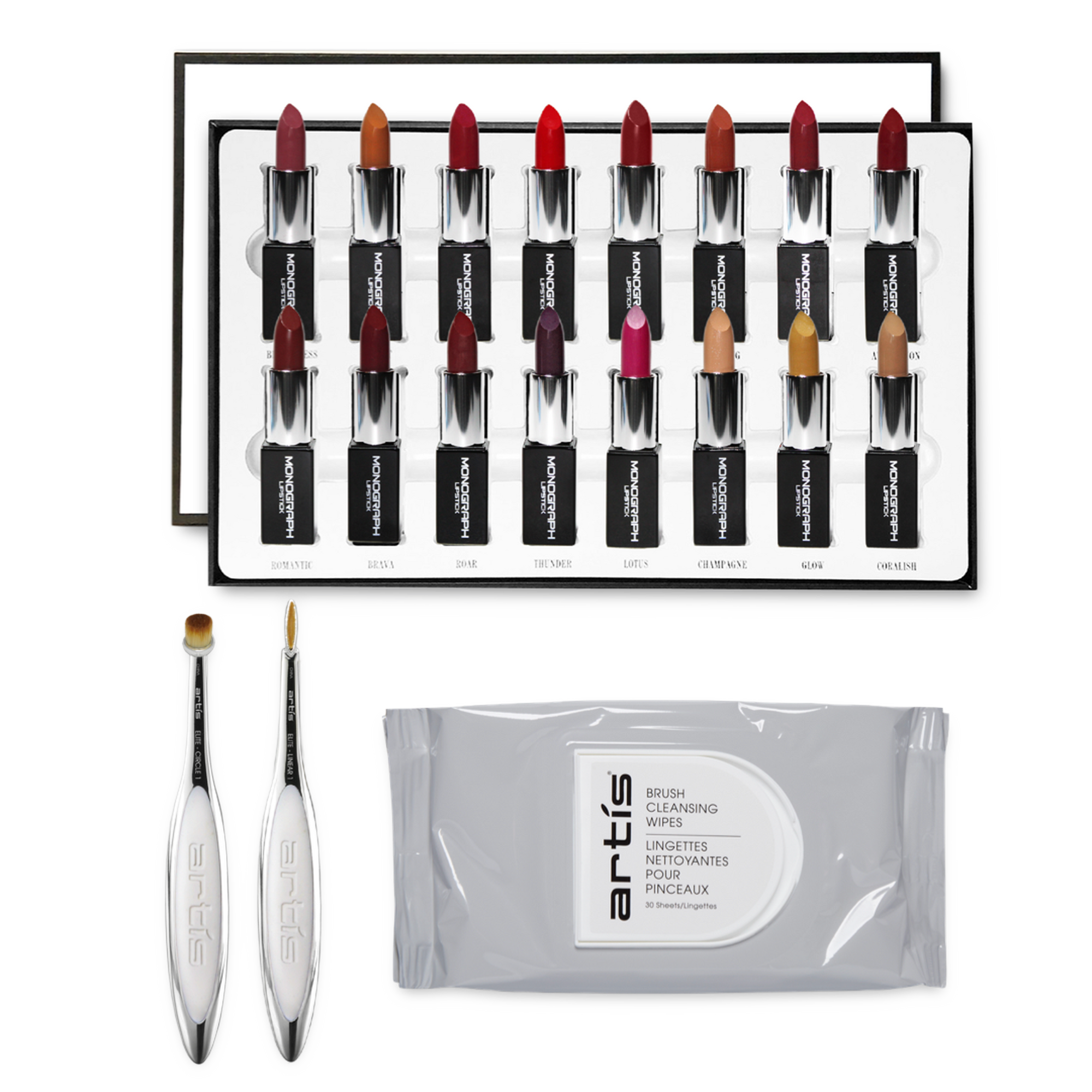 Monograph Cream Lipsticks Portfolio Kit