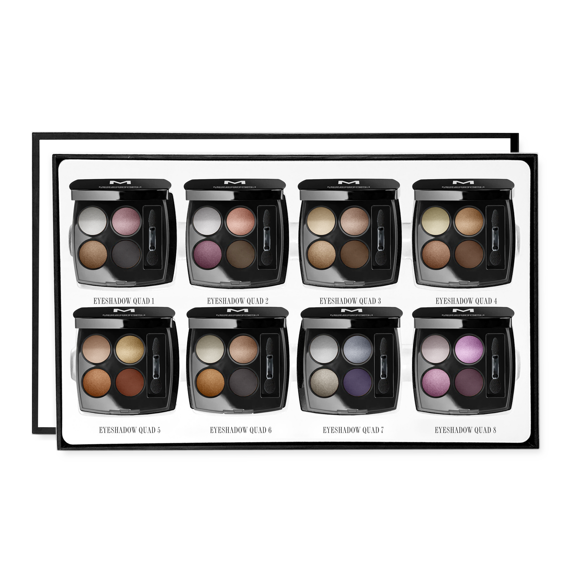 Monograph Powder Eyeshadow Quads Portfolio Kit