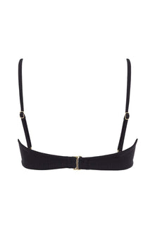 Summer Bikini Top | Black Rib