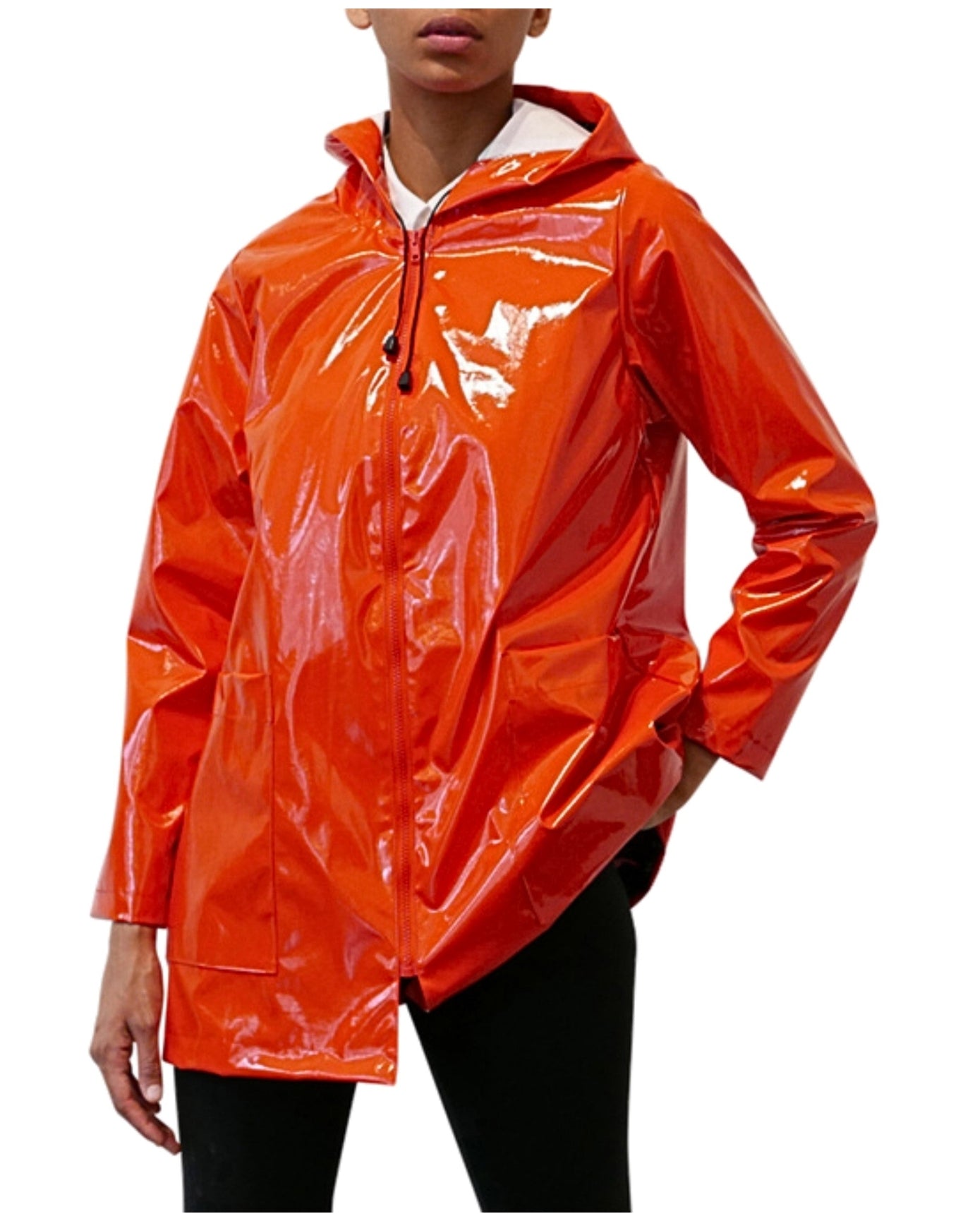 Mycra Pac | Women | A-Line Hooded Raincoat | Sunset