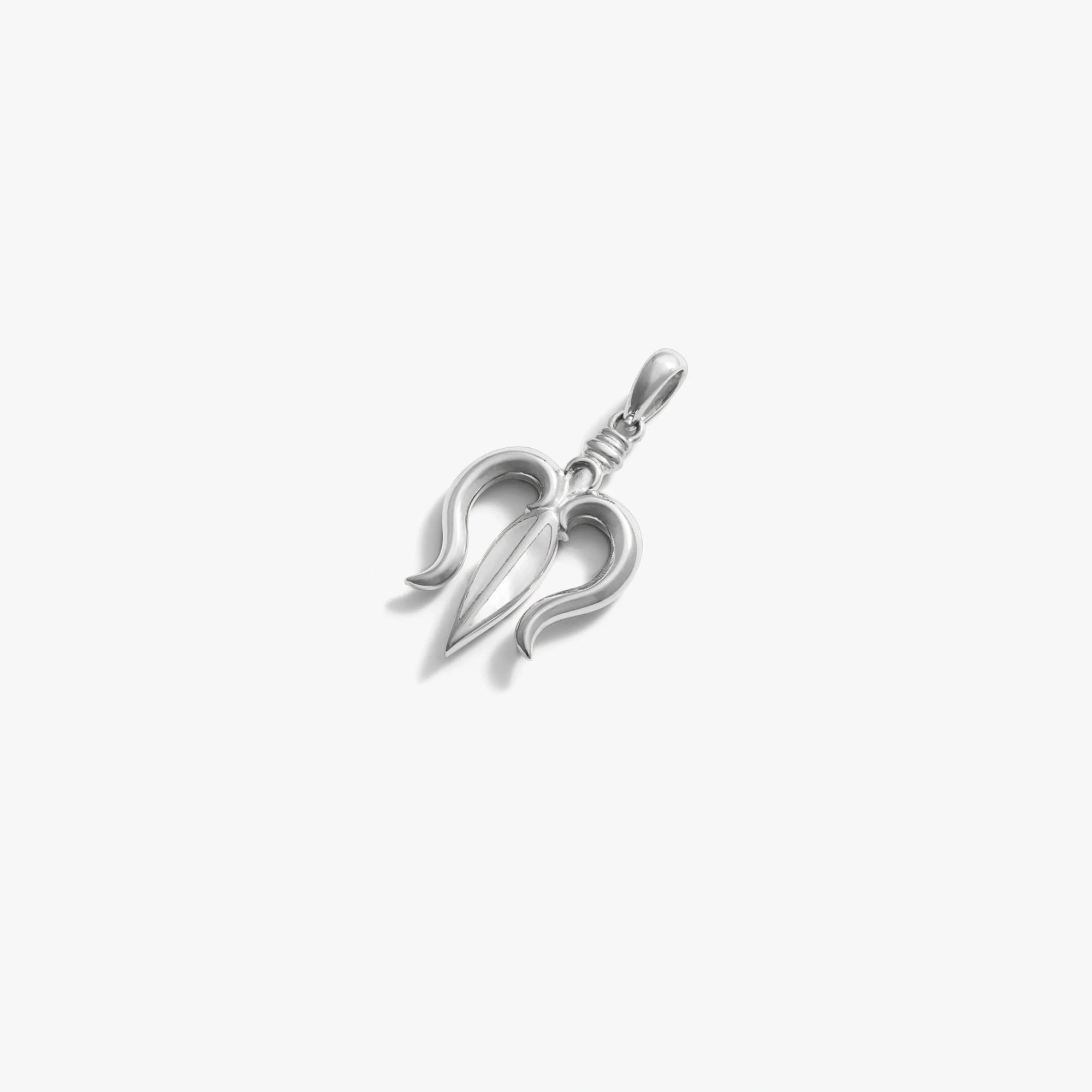 Awe Inspired Pendants Mother of Pearl Trident Amulet