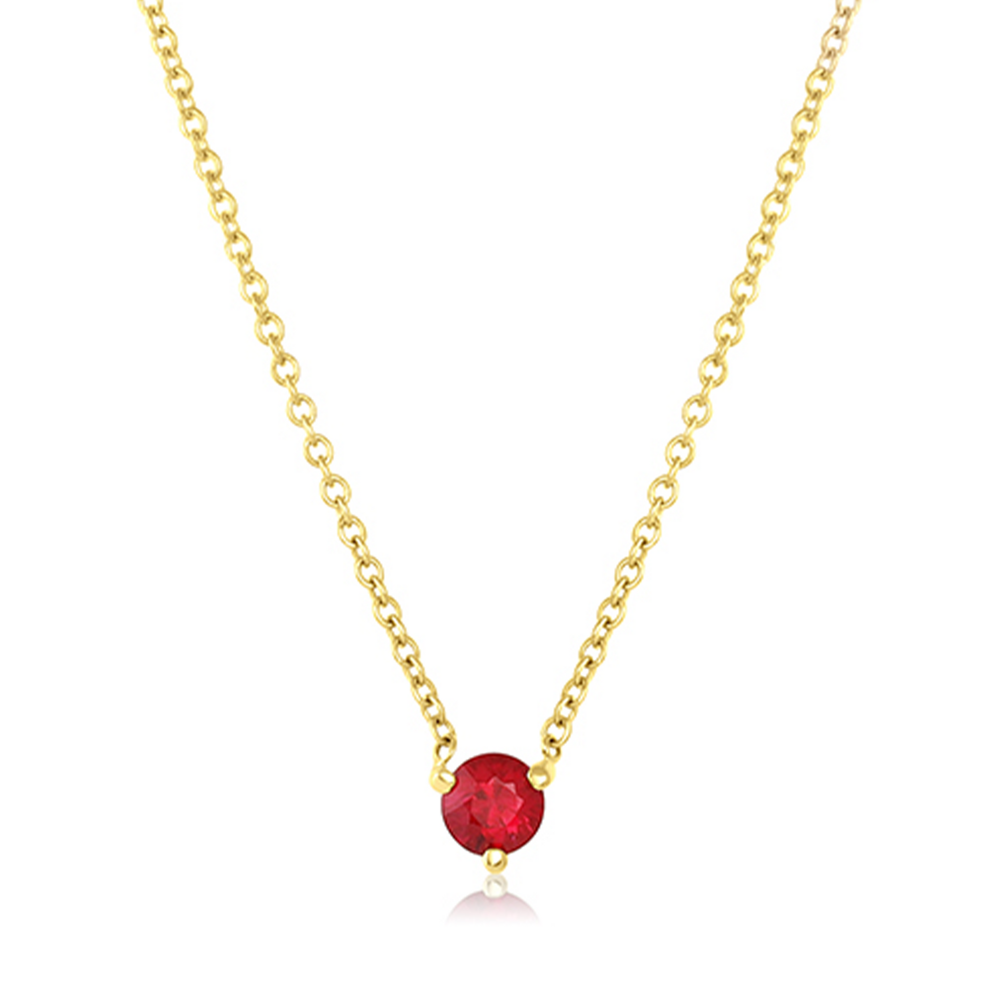 Women | Ruby Sweet Nothings Choker | 14k Yellow Gold