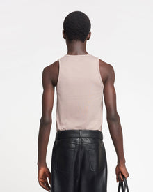 Aziz Organically Grown Cotton Tank Top | Nut