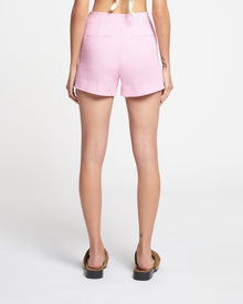 Elza Silk Viscose Tweed Shorts | Orchid